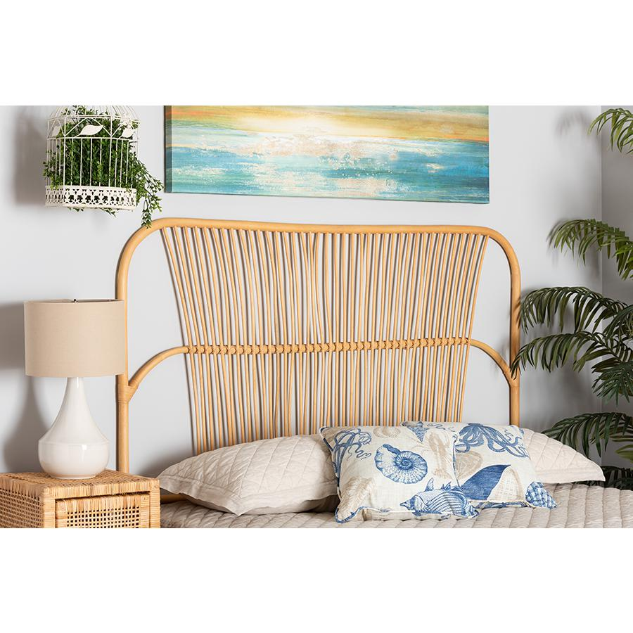 Laina Rattan Queen Wall-mount Headboard