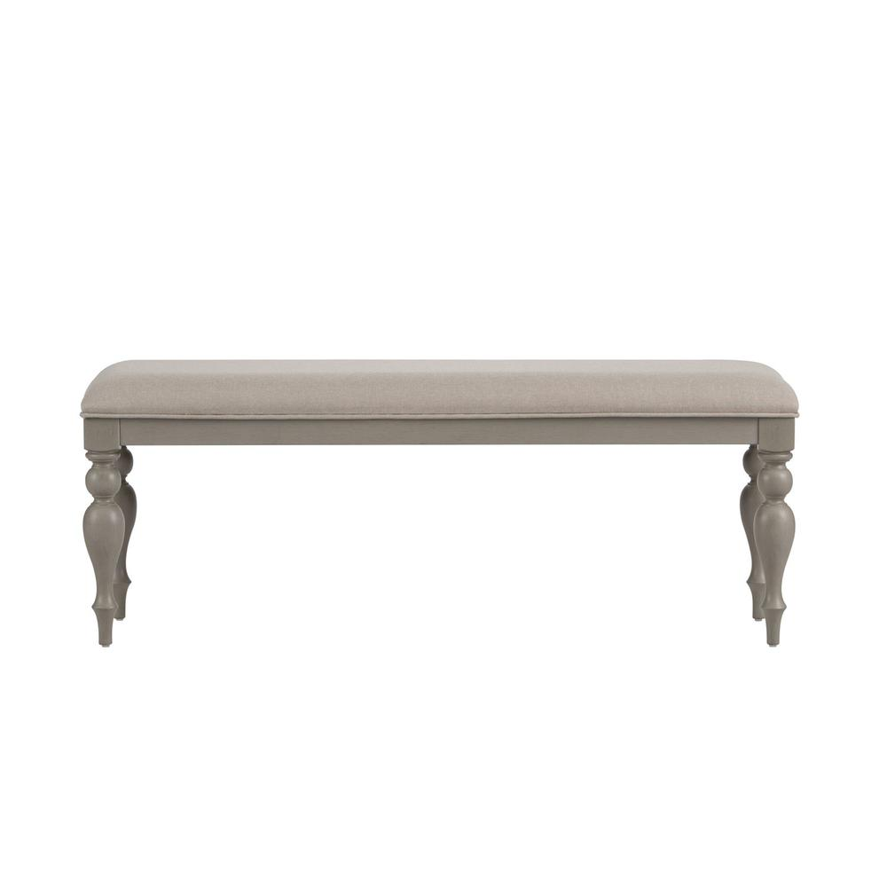 Summer House Bench, W50 x D16 x H19, Light Gray