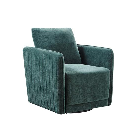 Kaley Green Upholstered 360 Degree Swivel Chair