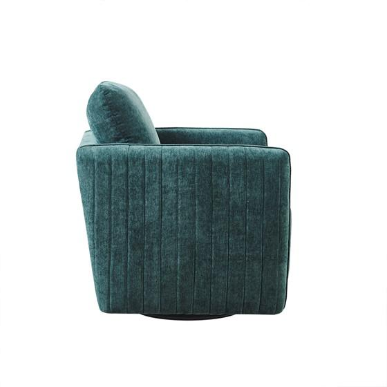 Kaley Green Upholstered 360 Degree Swivel Chair