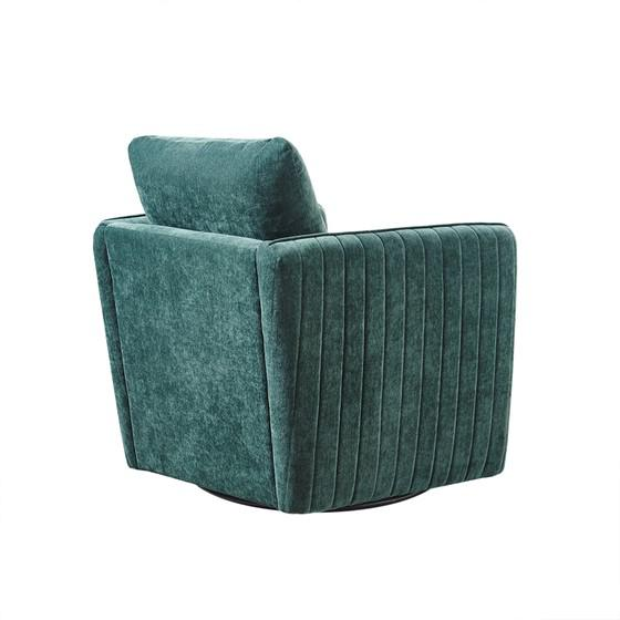 Kaley Green Upholstered 360 Degree Swivel Chair