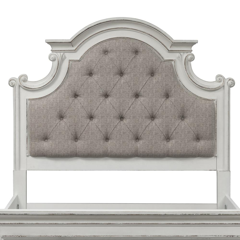 Magnolia Manor Queen Upholstered Panel Headboard, W67 x D3 x H69, White