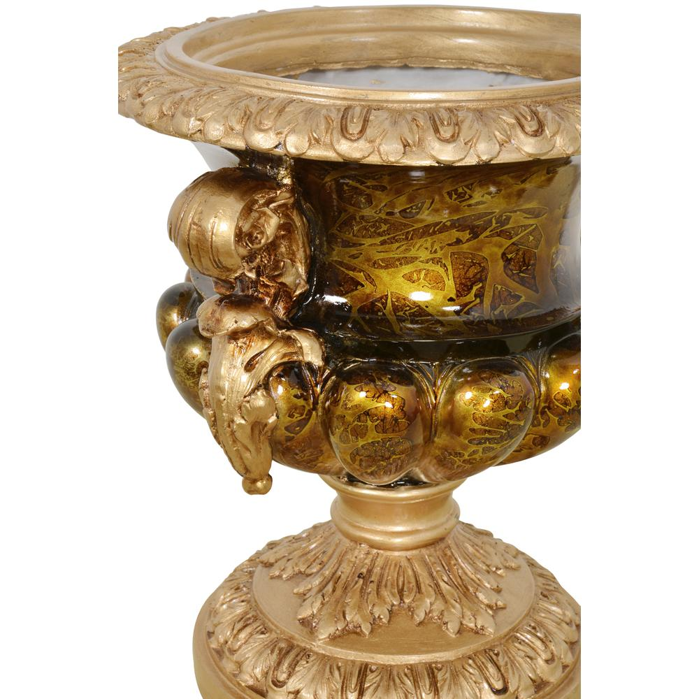 Golden Swirl Classic Vase 12.75