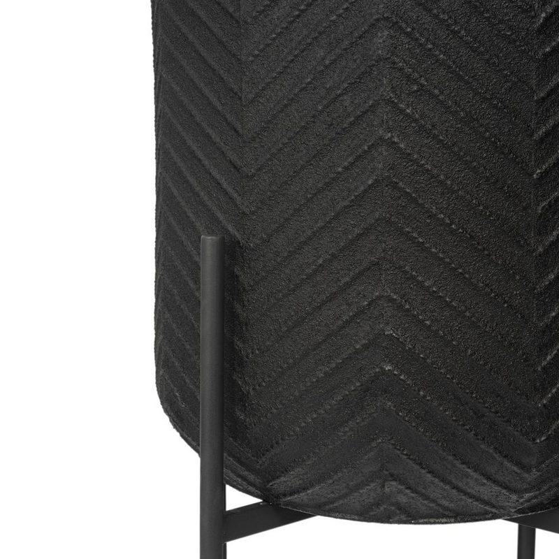 Ginkgo Metal Floor Planters-Set of 2