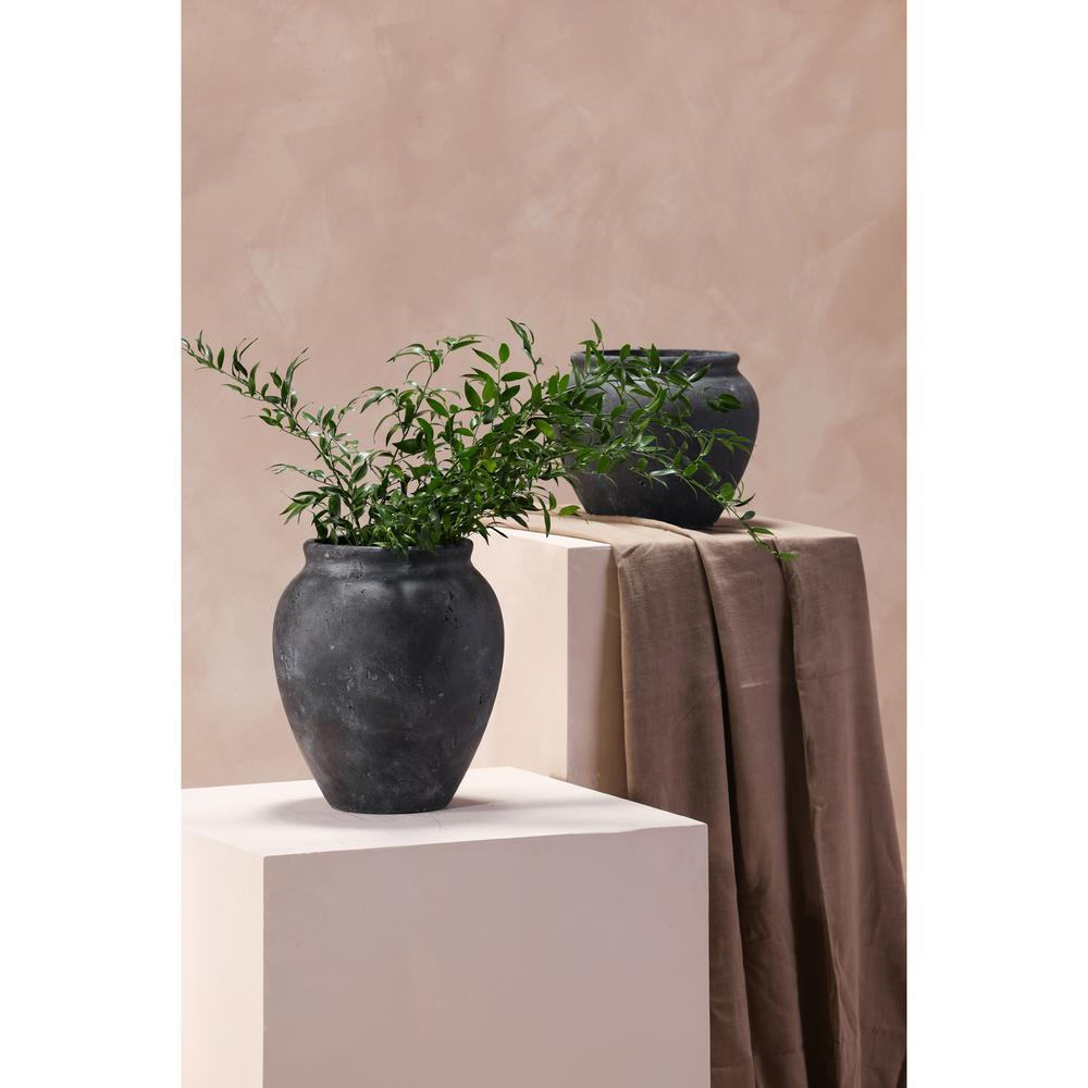 Nisso Decorative Vessel 10In Black