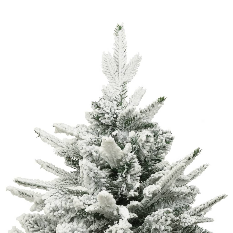Artificial 82.7" Christmas Tree with Flocked Snow