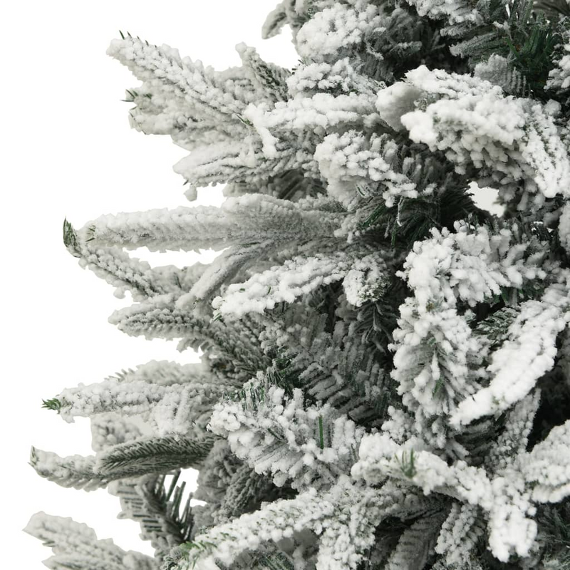 Artificial 82.7" Christmas Tree with Flocked Snow