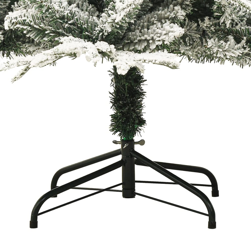 Artificial 82.7" Christmas Tree with Flocked Snow