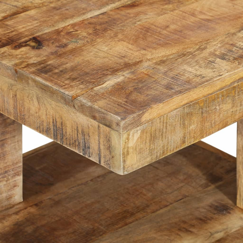 vidaXL Coffee Table 17.7"x17.7"x15.7" Solid Wood Mango