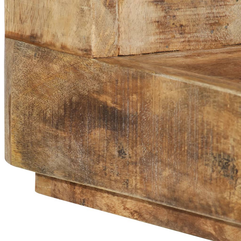 vidaXL Coffee Table 17.7"x17.7"x15.7" Solid Wood Mango