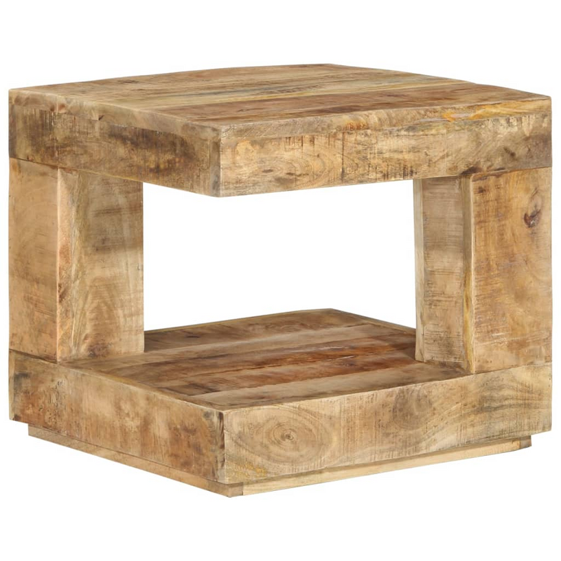 vidaXL Coffee Table 17.7"x17.7"x15.7" Solid Wood Mango