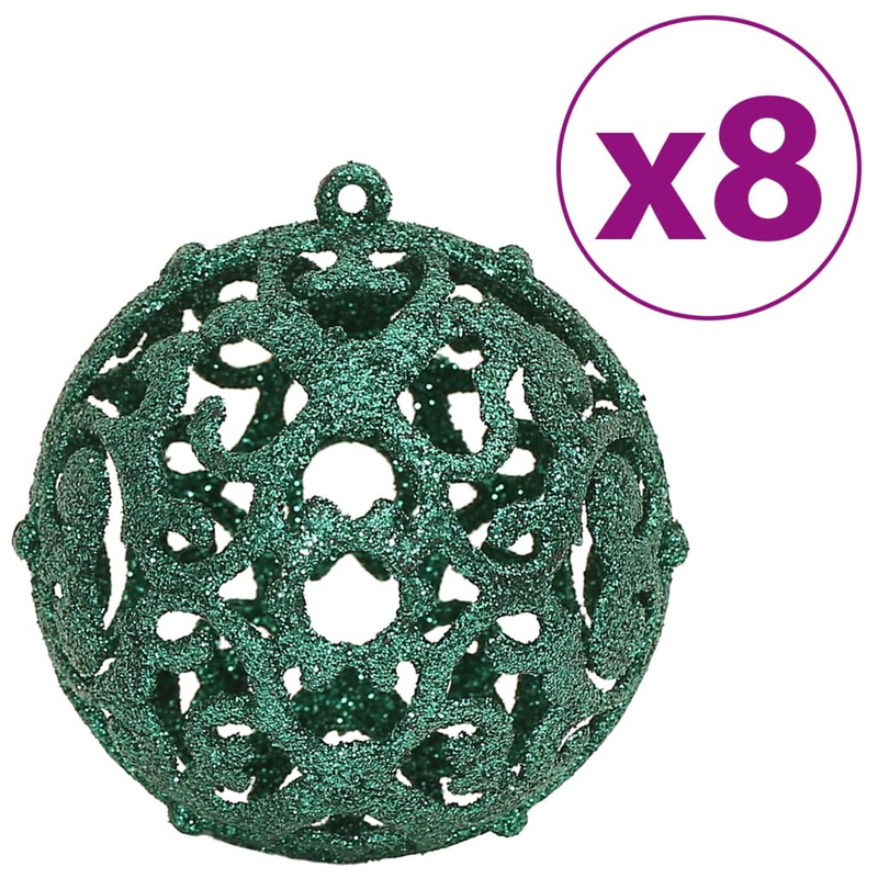 Christmas Green Bauble 100-Piece Set