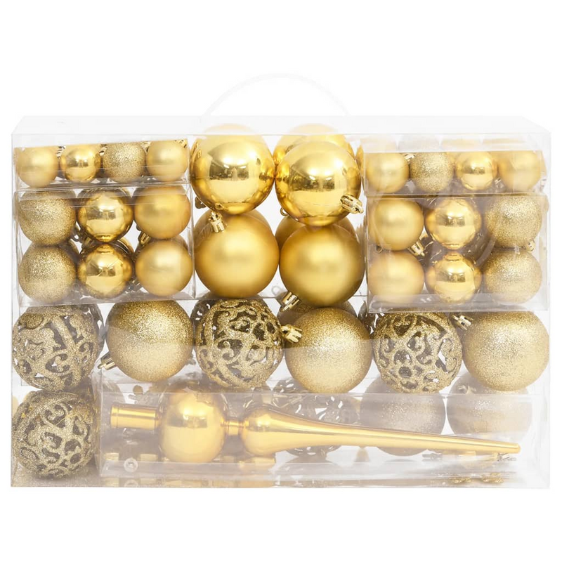 Christmas Gold Bauble 111-Piece Set