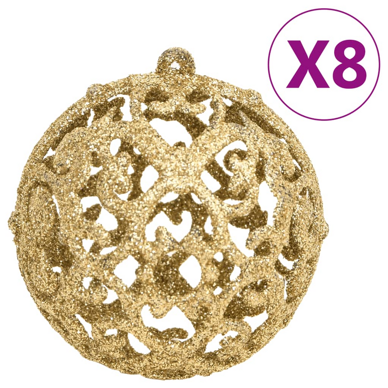 Christmas Gold Bauble 111-Piece Set