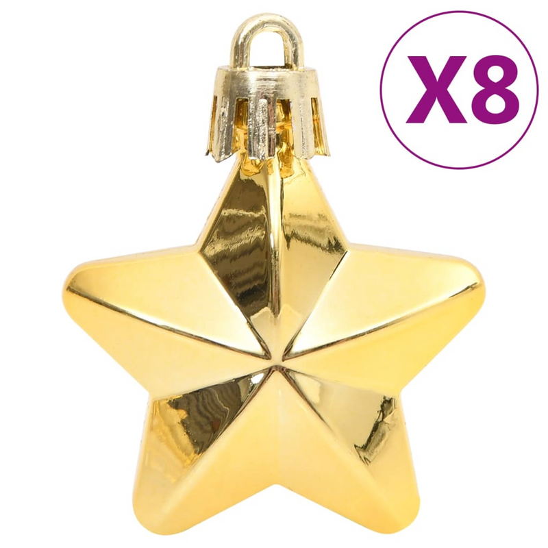 Christmas Gold Bauble 111-Piece Set