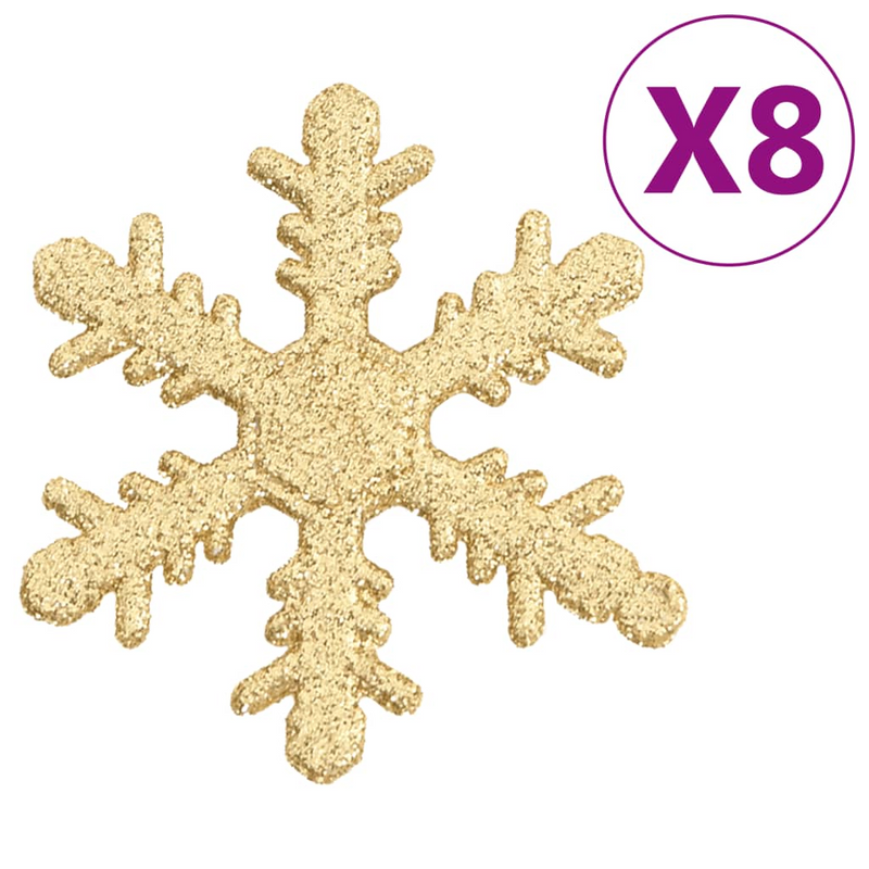 Christmas Gold Bauble 111-Piece Set