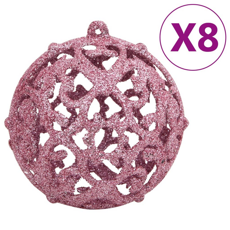Christmas Pink Bauble 111-Piece Set