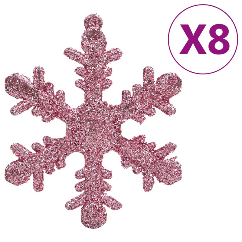 Christmas Pink Bauble 111-Piece Set