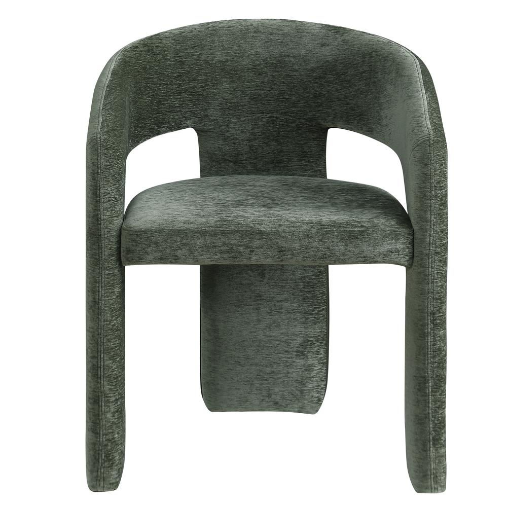Cai Green Velvet Accent Chair