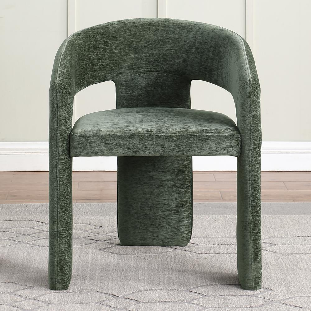 Cai Green Velvet Accent Chair