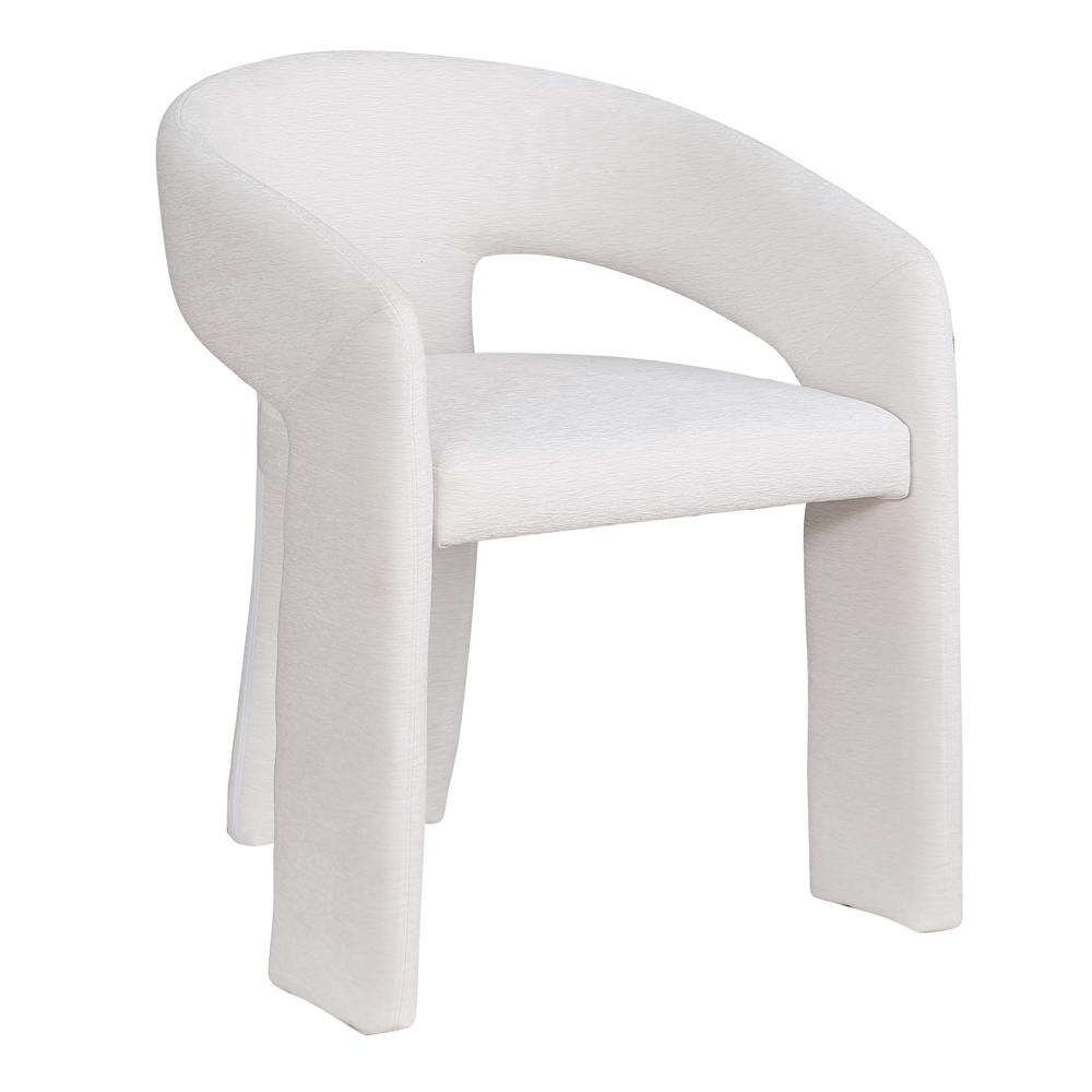 Cai Cream Velvet Accent Chair