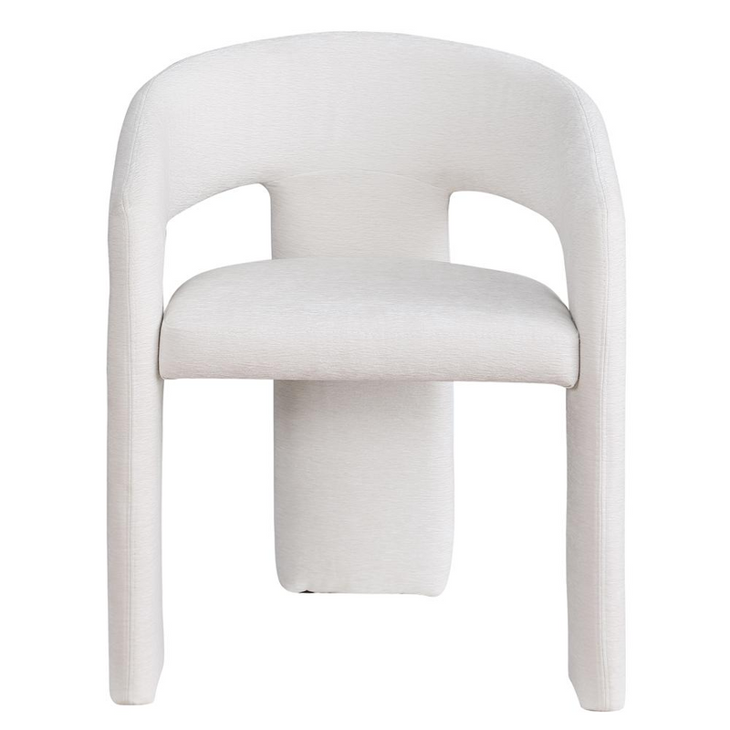 Cai Cream Velvet Accent Chair