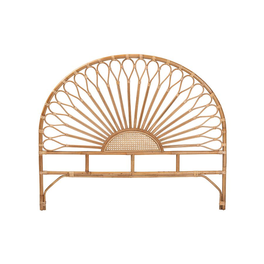 Bohemian Natural Rattan King Size Standalone Headboard