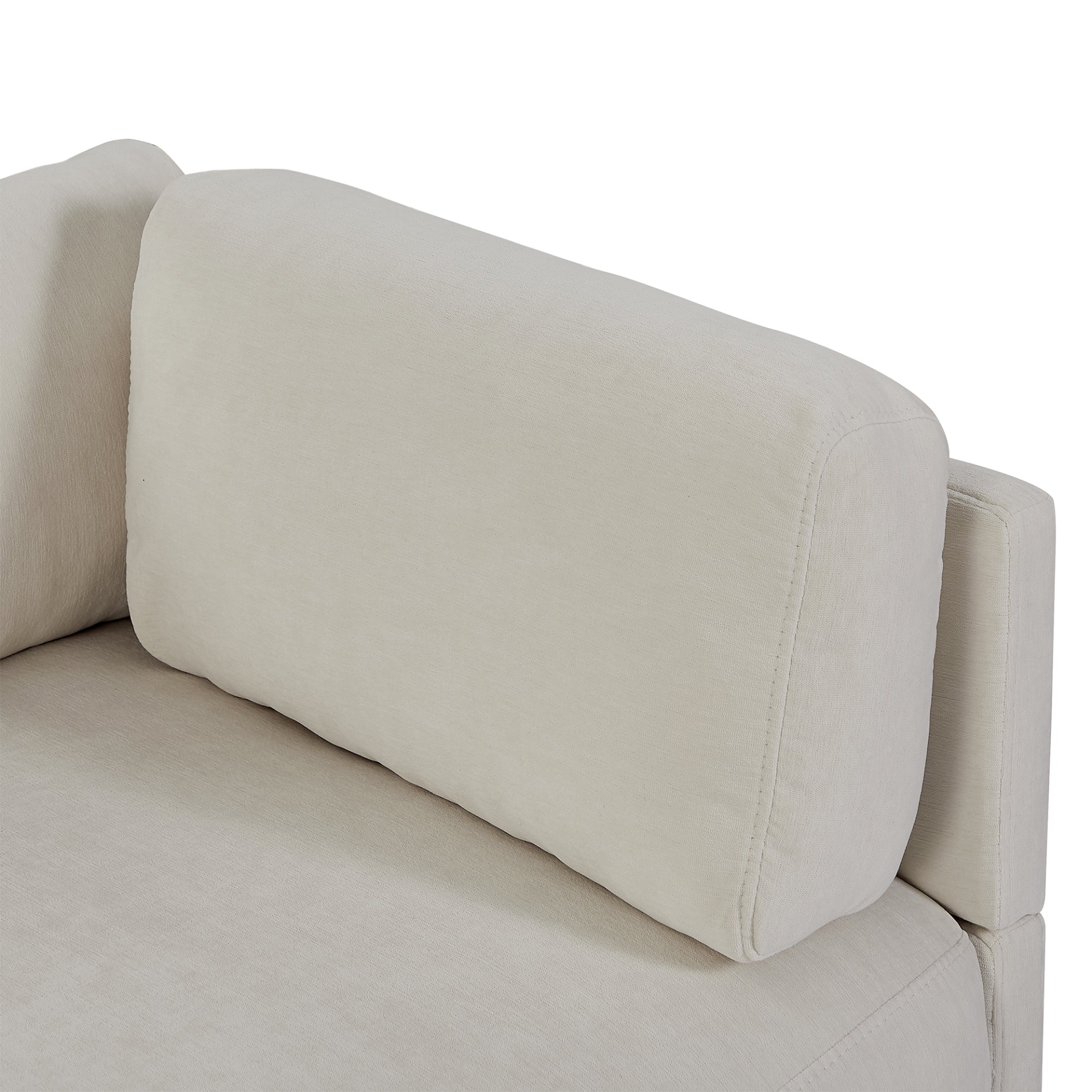 Muse L-Shaped Sectional Sofa with Reversible Chaise Lounger