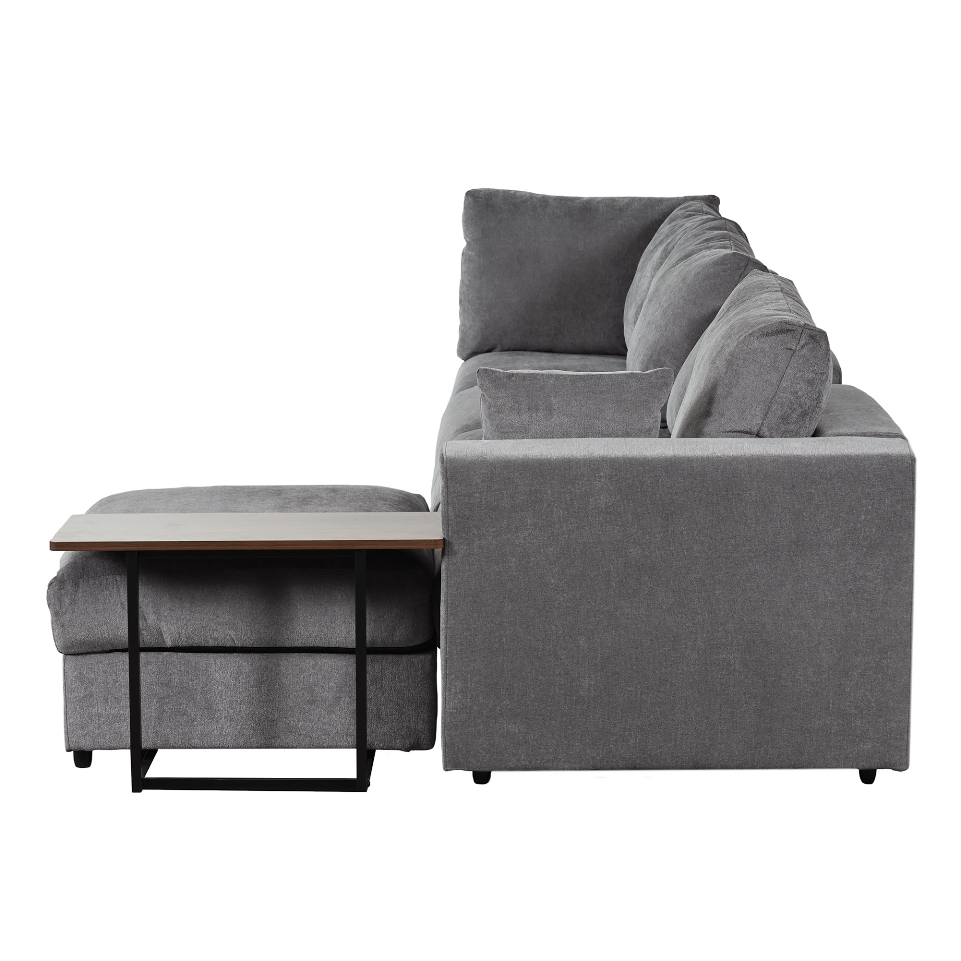 Modern Comfort Package L-Shape Sectional & Tables