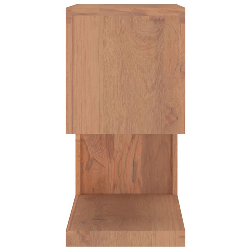 vidaXL Side Table 17.7"x11.8"x23.6" Solid Wood Teak