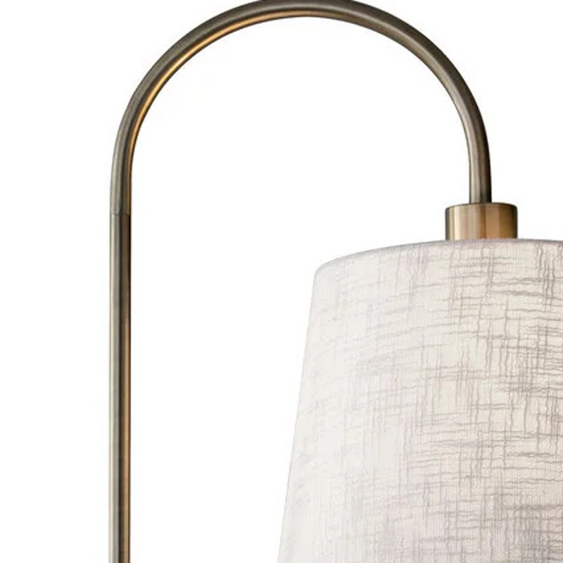 Imogen 65" Brass Tray Table Floor Lamp
