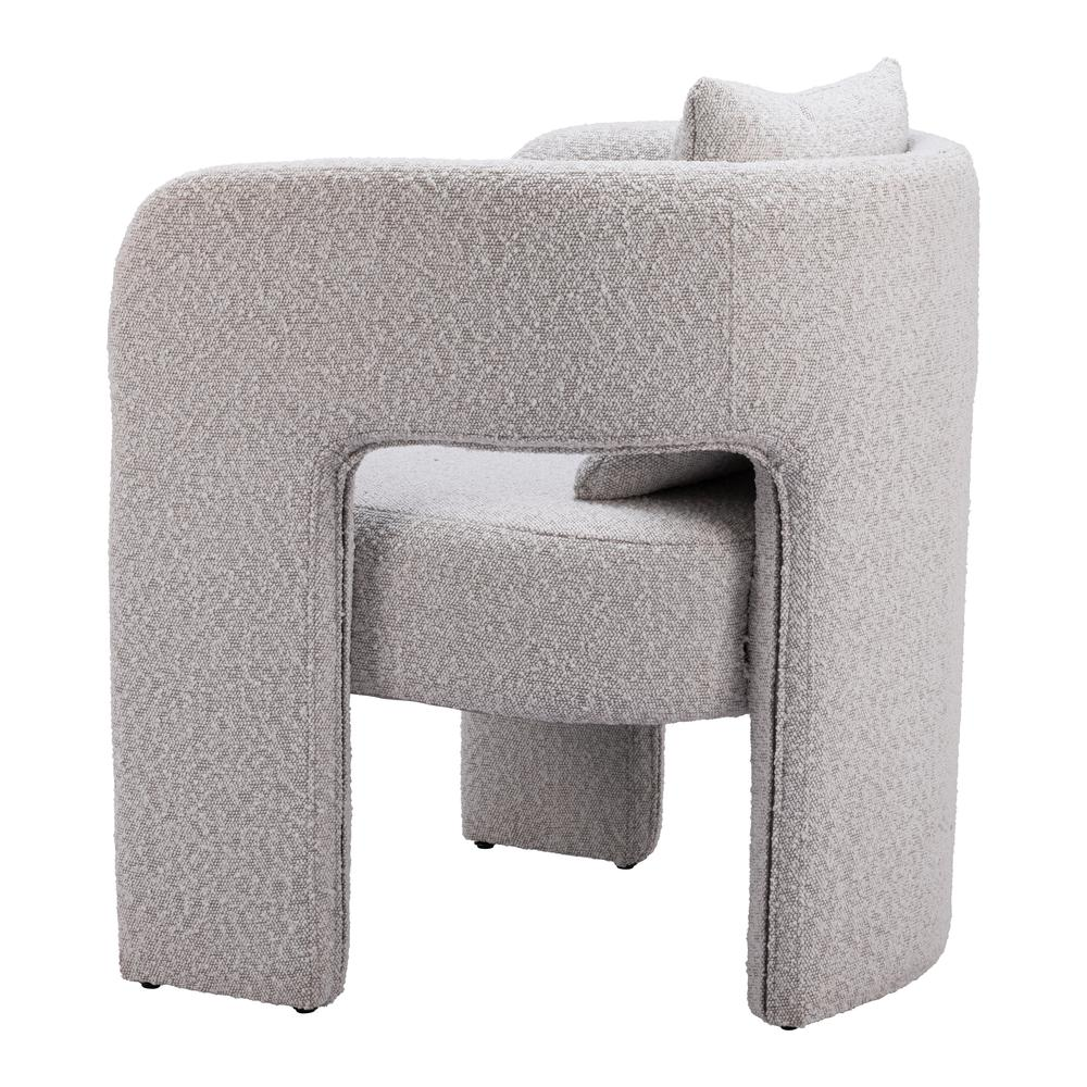 Ariana Misty Gray Deco Chair