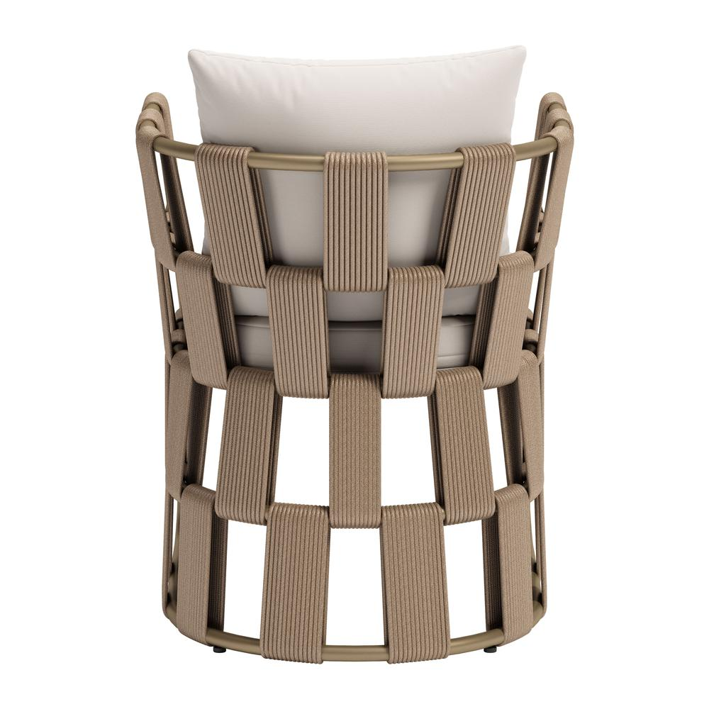 Grid White Modern Dining Chair