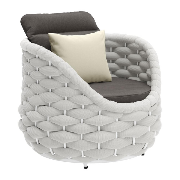 Tulum Breeze Gray Outdoor Chair