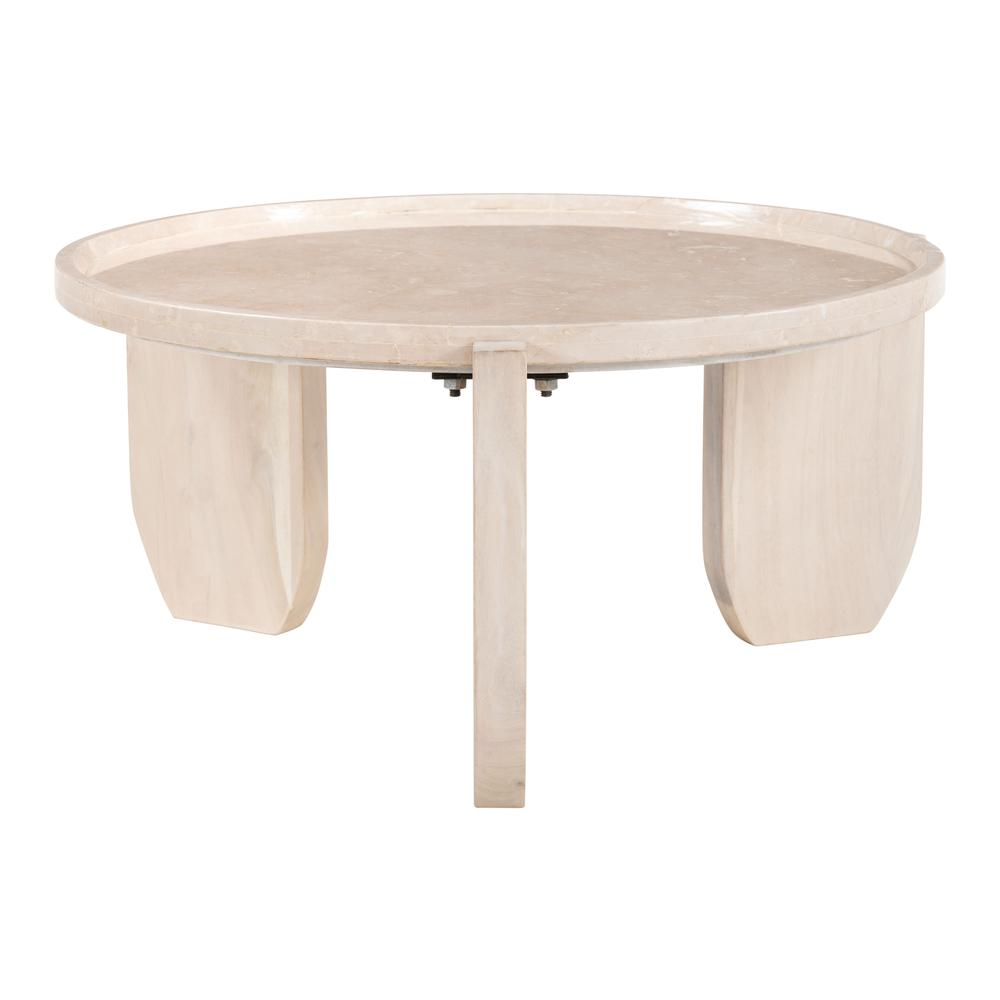 Cielo Natural Travertine Coffee Table