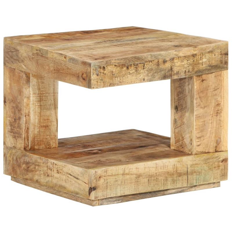 vidaXL Coffee Table 17.7"x17.7"x15.7" Solid Wood Mango
