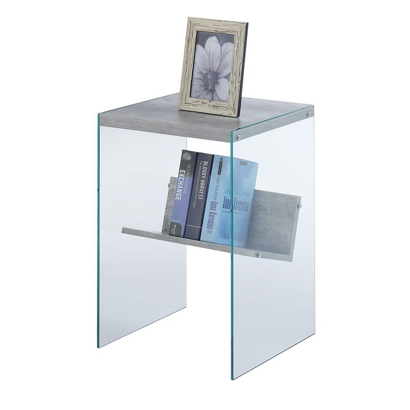 SoHo Grey Finish End Table