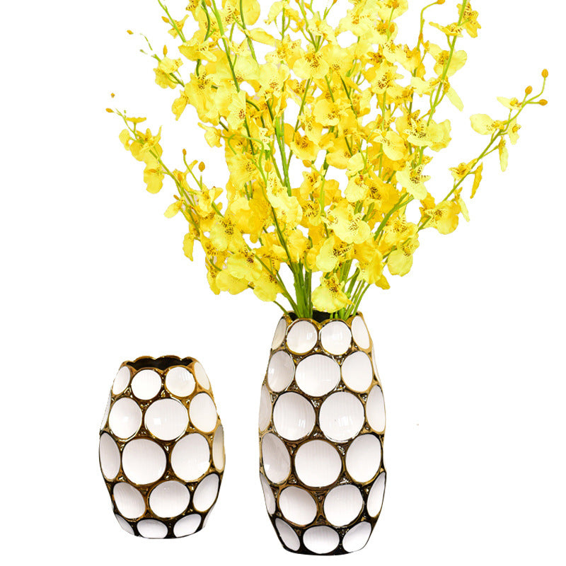 Honeycomb Ceramic Vase