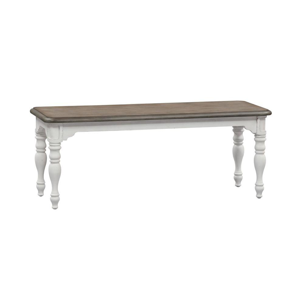 Magnolia Manor Dining Bench (RTA), Antique White