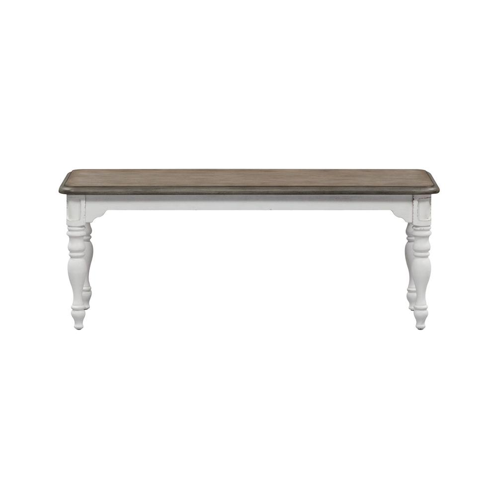 Magnolia Manor Dining Bench (RTA), Antique White