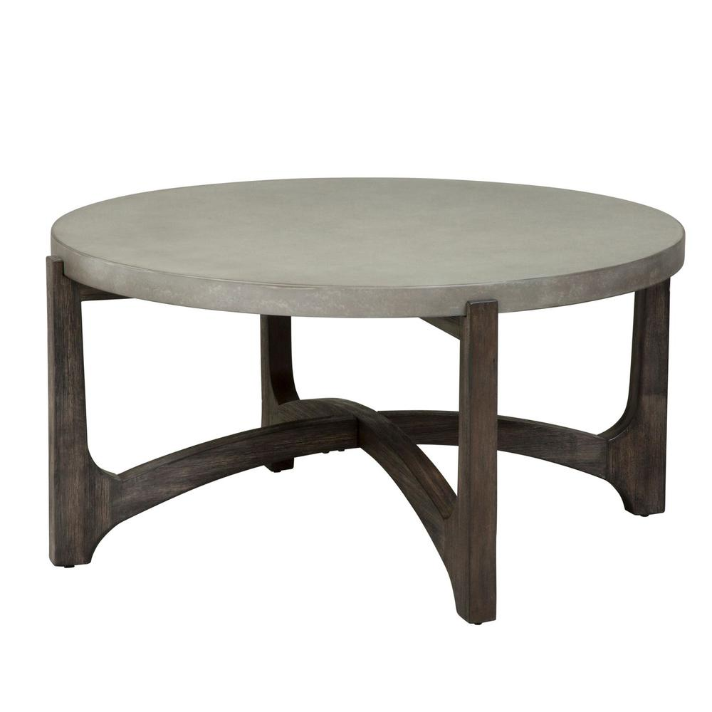 Cascade round cocktail table