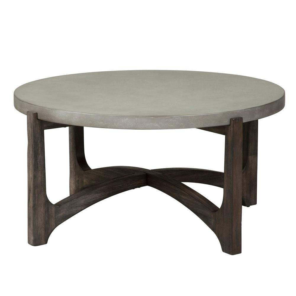 Cascade round cocktail table