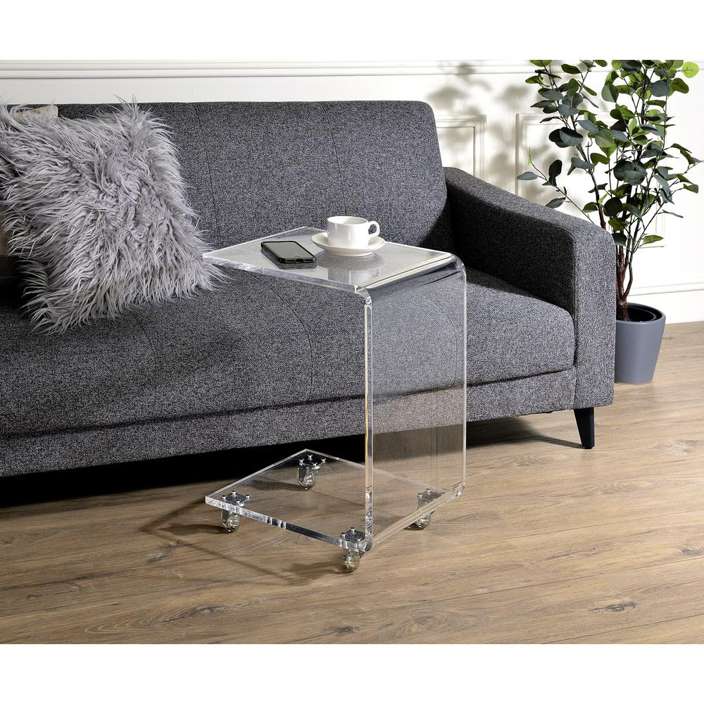 Acrylic Chairside Table