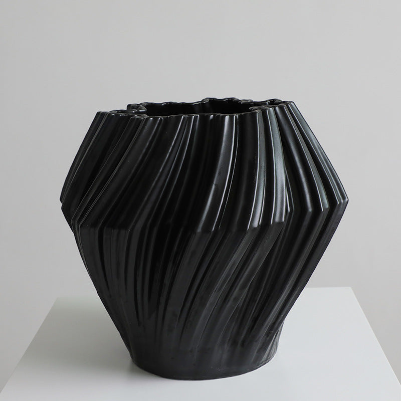 Sway Textured Glazed Vases