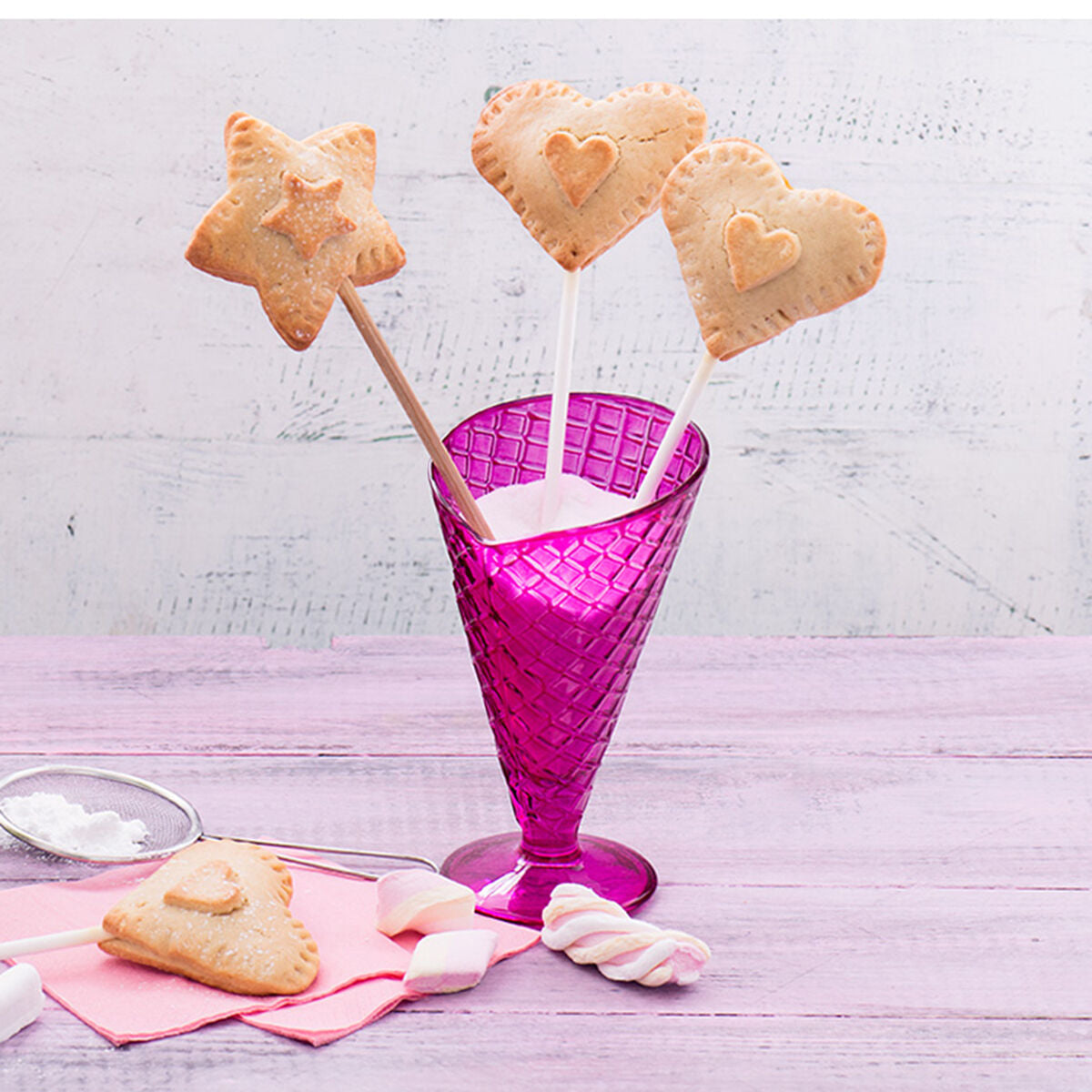 Ice Cream and Milk Shake Glass - Gelato Fuchsia -2