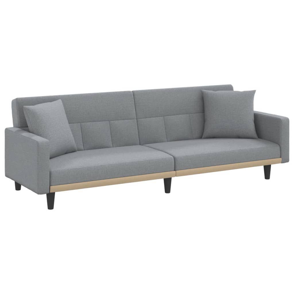 vidaXL Sofa Bed Loveseat Convertible Sofa Bed with Cushions for Studio Fabric-5