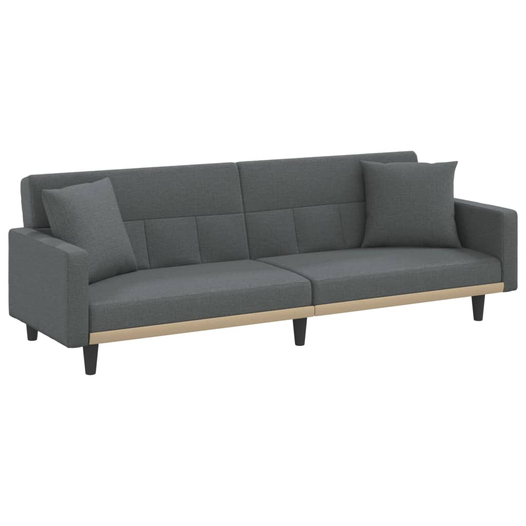 vidaXL Sofa Bed Loveseat Convertible Sofa Bed with Cushions for Studio Fabric-0