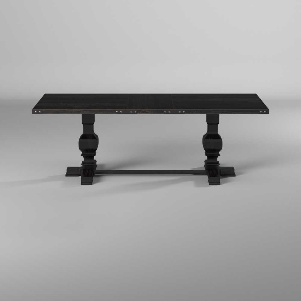 Manchester Vintage Black Dining Table