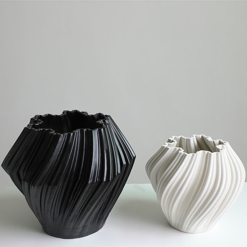 Sway Textured Glazed Vases