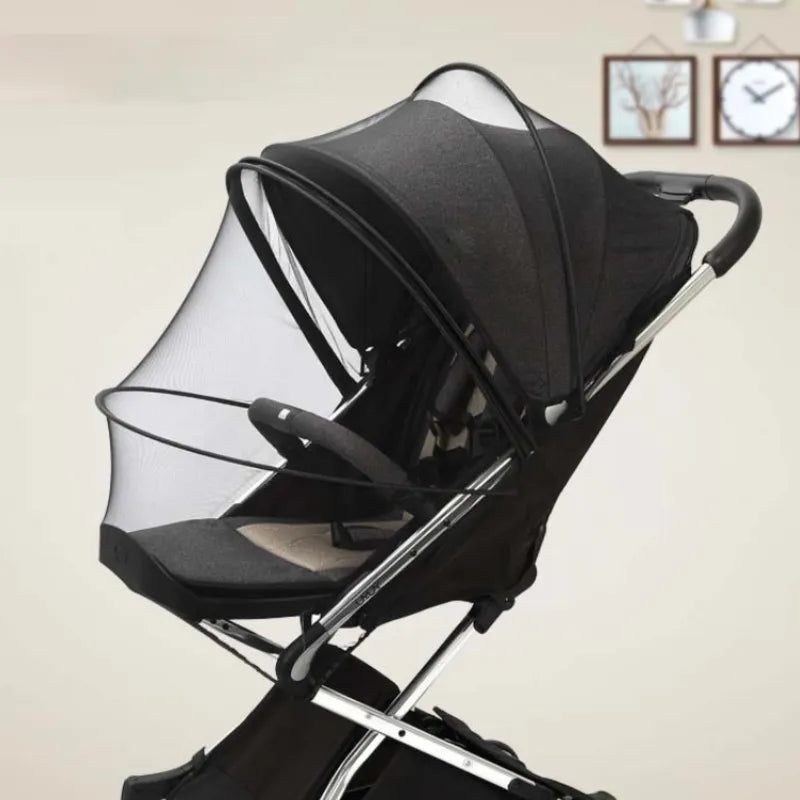Baby trolley protective mesh